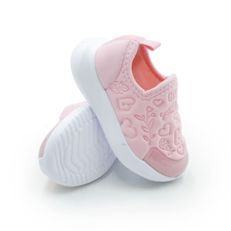 INFANTIL KIDS MENINA TENIS BIBI FLASH  1232157 ROSADOCE