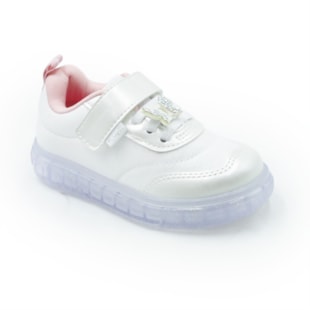 INFANTIL KIDS MENINA TENIS PAMPILI LED  483072000 89BRANCO