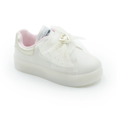 INFANTIL KIDS MENINA TENIS SUA CIA 7057 00731 NPSOFTOFFWHITE