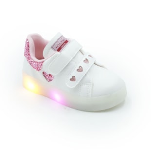 INFANTIL KIDS MENINA TENIS SUA CIA LED  7057I26-00776 NAPABRANDOCOMGLITERMAXXISWEET