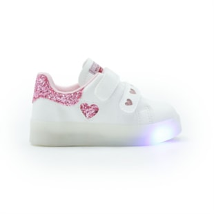 INFANTIL KIDS MENINA TENIS SUA CIA LED  7057I26-00776 NAPABRANDOCOMGLITERMAXXISWEET