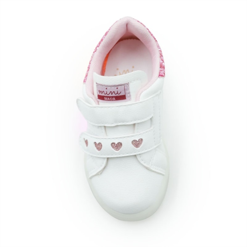 INFANTIL KIDS MENINA TENIS SUA CIA LED  7057I26-00776 NAPABRANDOCOMGLITERMAXXISWEET