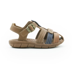 INFANTIL KIDS MENINO SANDALIA KLIN TIC TAC  171286000 17513WHISKYMARINHOCARAMELO