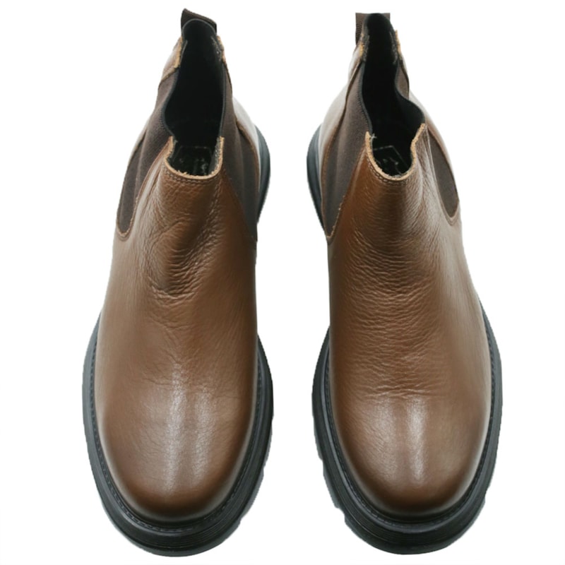 MASCULINO BOTA BOTINA ANATOMIC GEL  8811 FLOATER OIL CONHAQUE