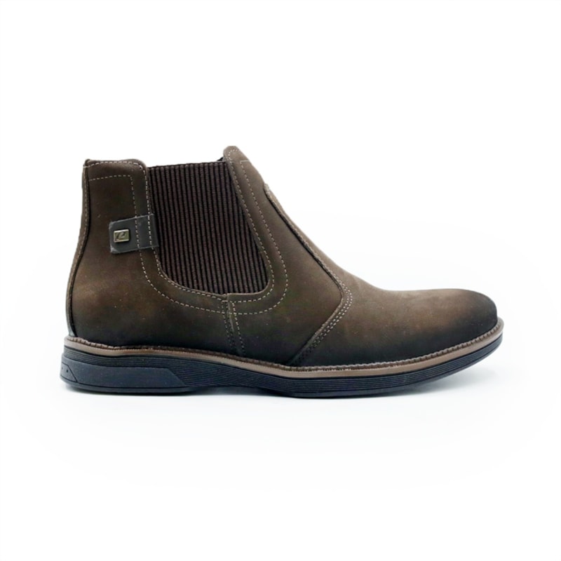 MASCULINO BOTA BOTINA PEGADA  126754 05 RUSTIC CHOCOLATE/STRETCH DK BROWN