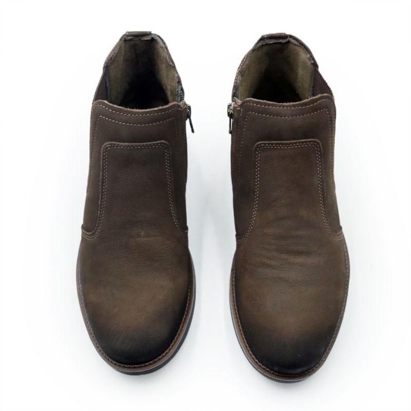 MASCULINO BOTA BOTINA PEGADA  126754 05 RUSTIC CHOCOLATE/STRETCH DK BROWN