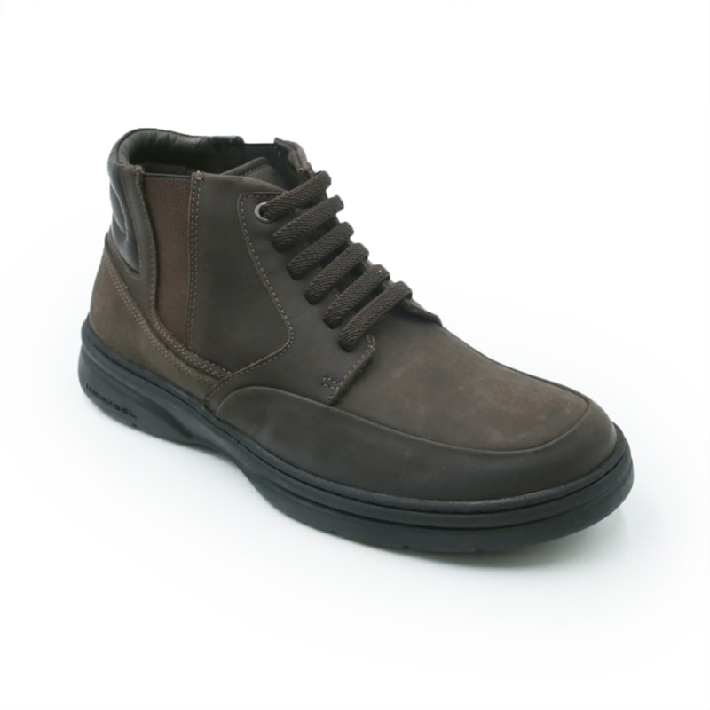 MASCULINO BOTA CASUAL ANATOMIC GEL  7668 RUSTICO T MOURO