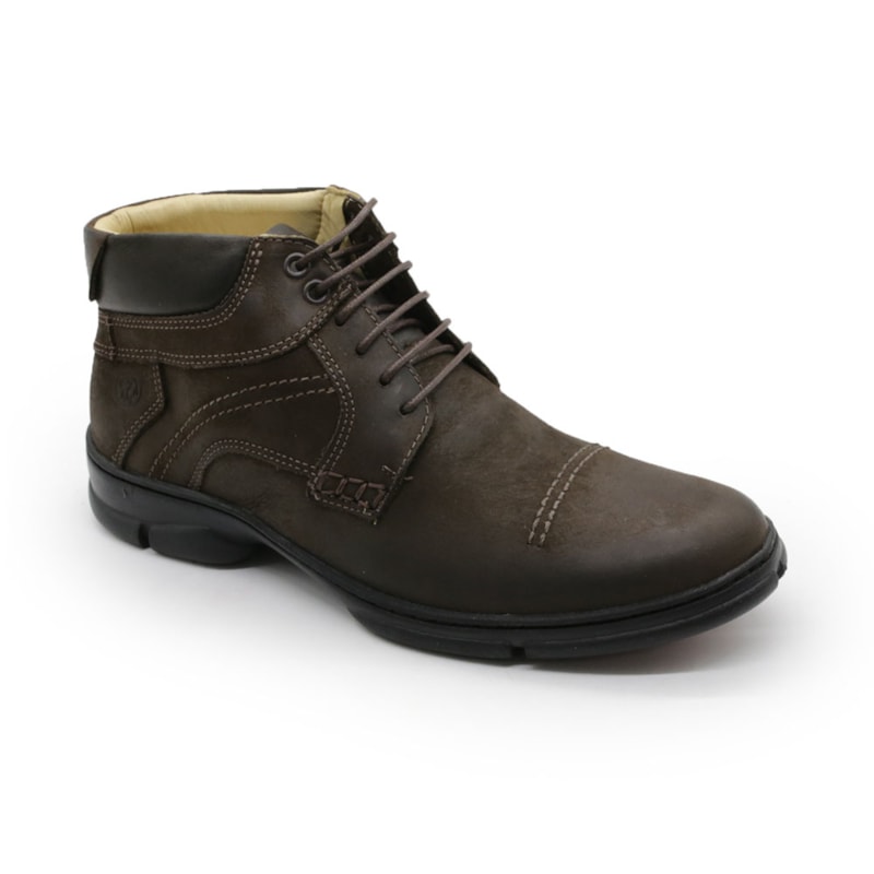 MASCULINO BOTA CASUAL ANATOMIC GEL 7881 RUSTICO T MOURO