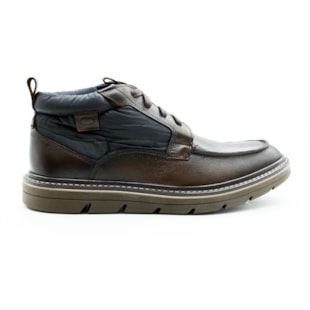MASCULINO BOTA CASUAL DEMOCRATA 604104 001 MOGNO/PRETO