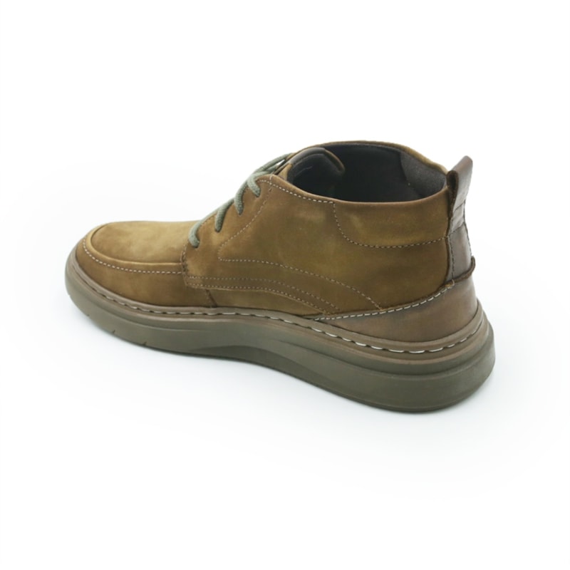 MASCULINO BOTA CASUAL DEMOCRATA GRID  240001 003 CASTANHO/TABACO
