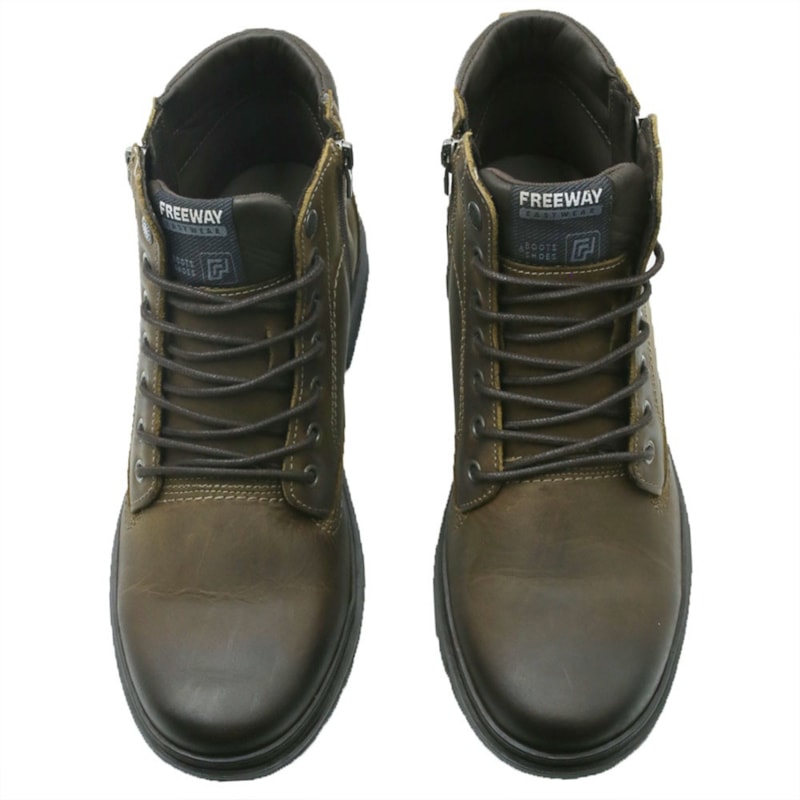 MASCULINO BOTA CASUAL FREE WAY DJANGO 1975 CRAZY HORSE HAVANA