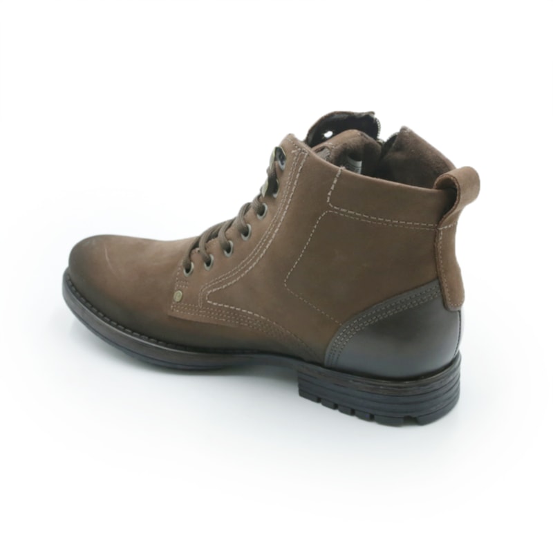 MASCULINO BOTA CASUAL PEGADA 180745 03 RUSTIC CASTANHO/ANILINA BROWN