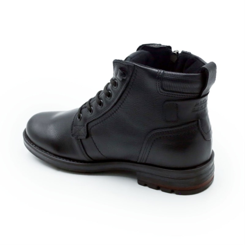 MASCULINO BOTA CASUAL PEGADA  181314 03 NATURE PRETO/PULL UP PRETO