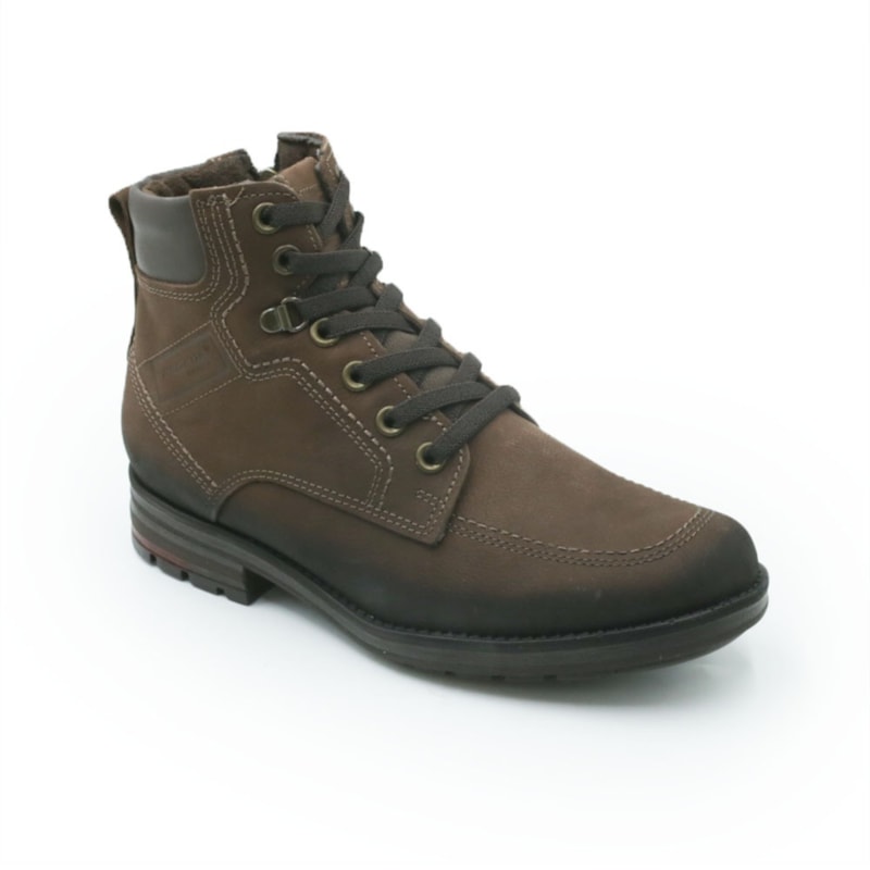 MASCULINO BOTA CASUAL PEGADA  181315 05 RUSTIC CASTANHO/STRETCH DK BROWN