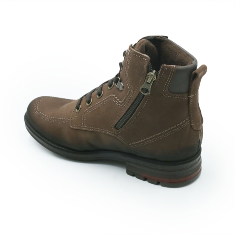 MASCULINO BOTA CASUAL PEGADA  181315 05 RUSTIC CASTANHO/STRETCH DK BROWN