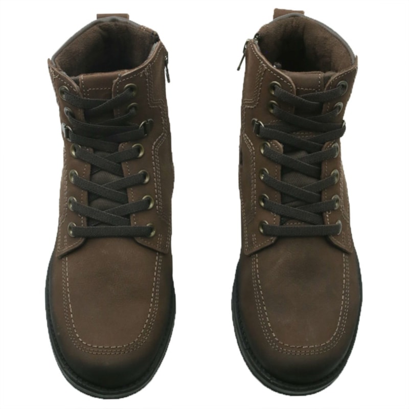 MASCULINO BOTA CASUAL PEGADA  181315 05 RUSTIC CASTANHO/STRETCH DK BROWN