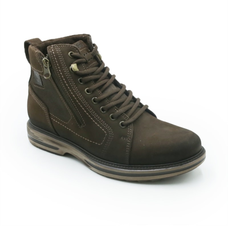 MASCULINO BOTA CASUAL PEGADA  181804 06 RUSTIC CHOCOLATE/ANILINA BROWN