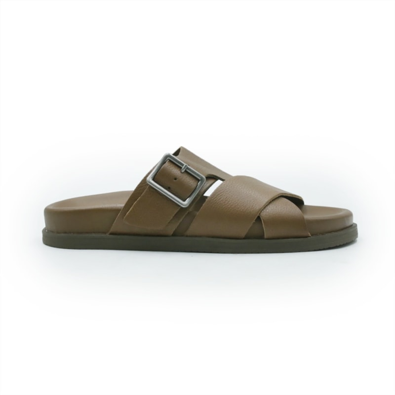 MASCULINO CHINELO CASUAL DEMOCRATA DOCK  554101 002 CONHAQUE