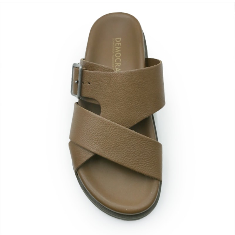 MASCULINO CHINELO CASUAL DEMOCRATA DOCK  554101 002 CONHAQUE