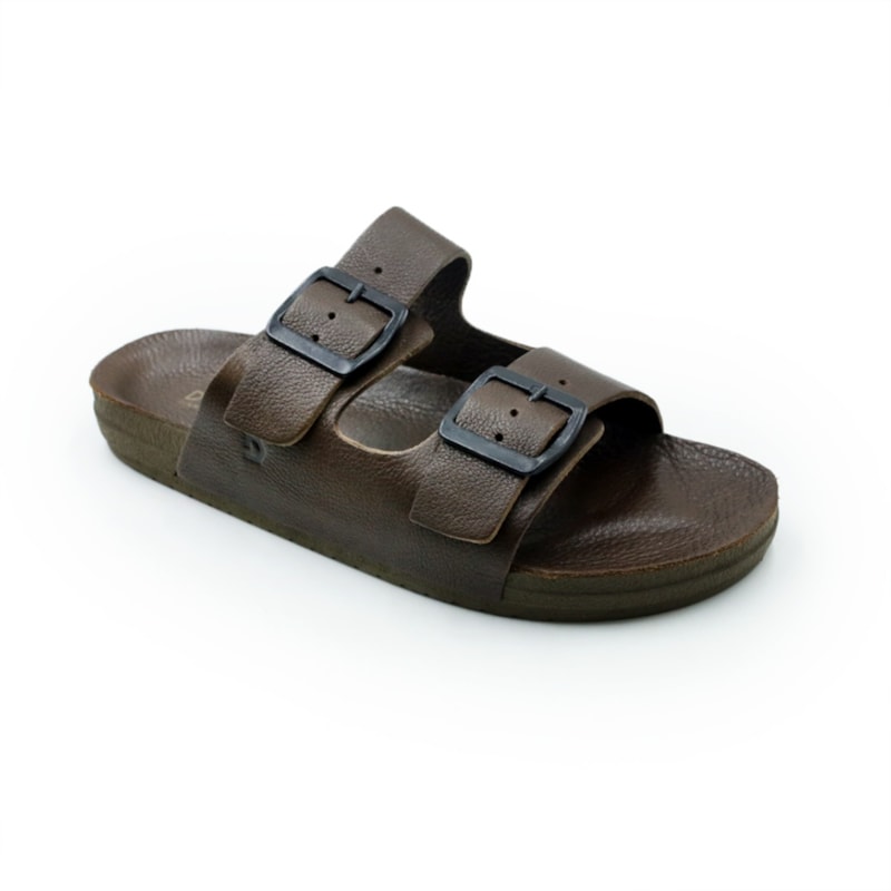 MASCULINO CHINELO CASUAL DEMOCRATA WEEKEND  514101 002 CAFE
