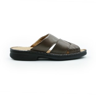 MASCULINO CHINELO CASUAL LEVECOMFORT 44005 CAFE..