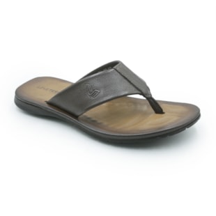 MASCULINO CHINELO CASUAL LEVECOMFORT DEDO 44801 CAFE
