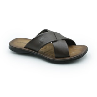 MASCULINO CHINELO CASUAL LEVECOMFORT TALA 44803 CAFE