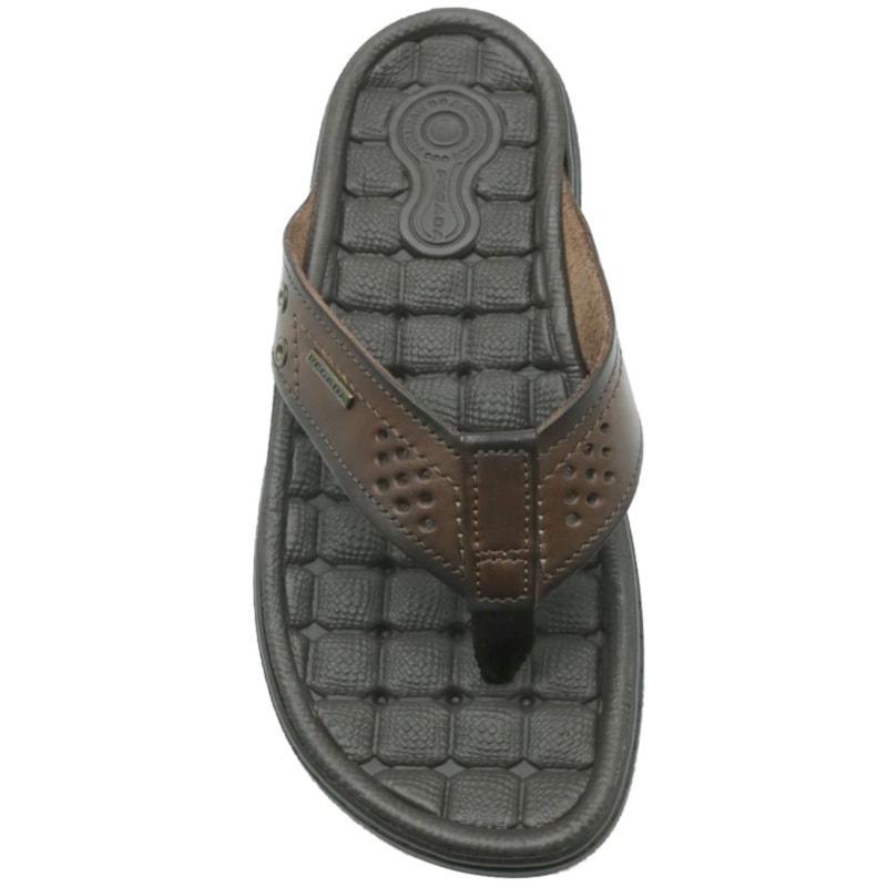 MASCULINO CHINELO CASUAL PEGADA  131221 01 ANILINA PINHAO