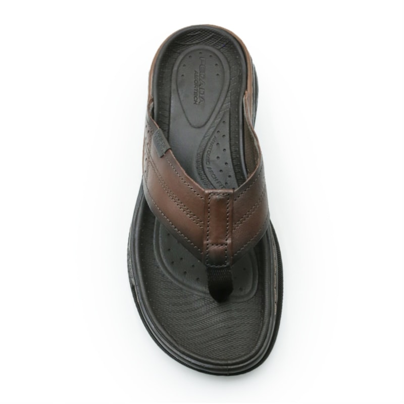 MASCULINO CHINELO CASUAL PEGADA  131321 01 ANILINA PINHAO/BROWN