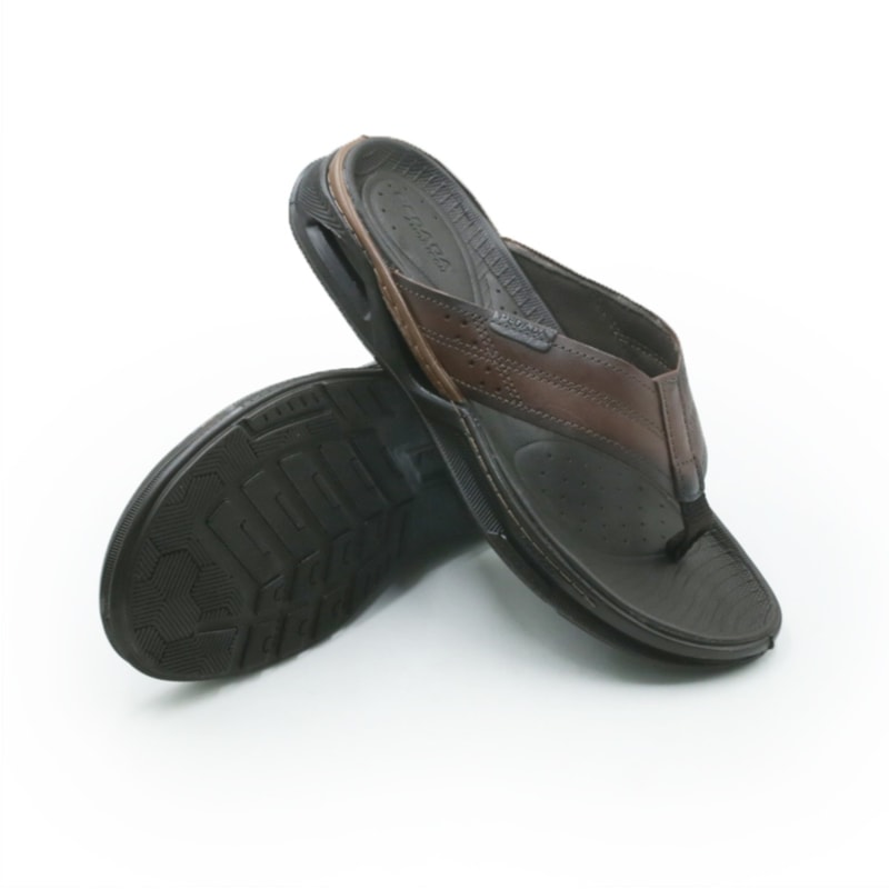 MASCULINO CHINELO CASUAL PEGADA  131321 01 ANILINA PINHAO/BROWN