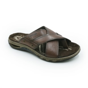 MASCULINO CHINELO CASUAL PEGADA  131677 01 ANILINA PINHAO
