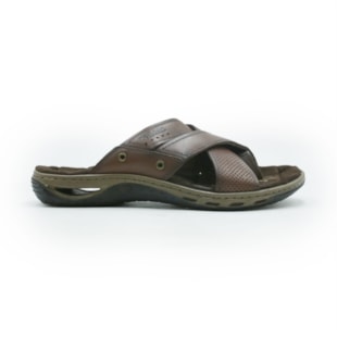 MASCULINO CHINELO CASUAL PEGADA  131677 01 ANILINA PINHAO