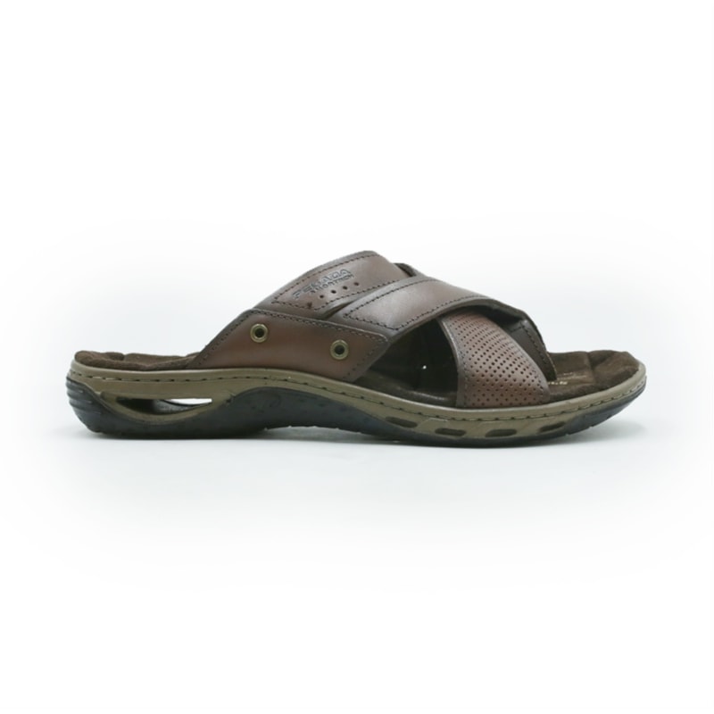 MASCULINO CHINELO CASUAL PEGADA  131677 01 ANILINA PINHAO