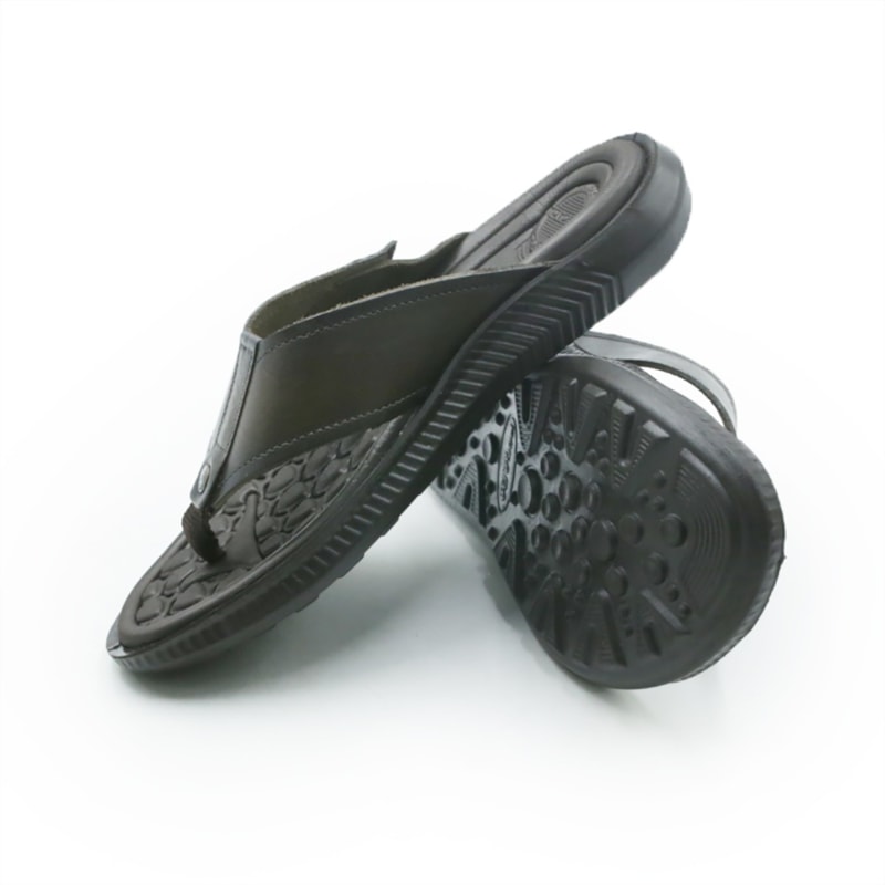 MASCULINO CHINELO CASUAL PEGADA  133161 02 ANILINA CRAVO 24L