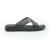 MASCULINO CHINELO CASUAL PEGADA  134552 02 ANILINA CRAVO