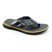 MASCULINO CHINELO CASUAL PEGADA 134652 05 ANILINA 24L PRETO