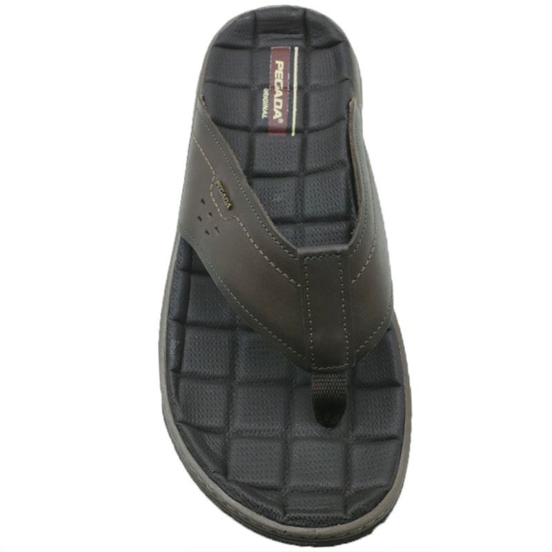 MASCULINO CHINELO CASUAL PEGADA 45 / 46  533235 02 ANILINA CRAVO