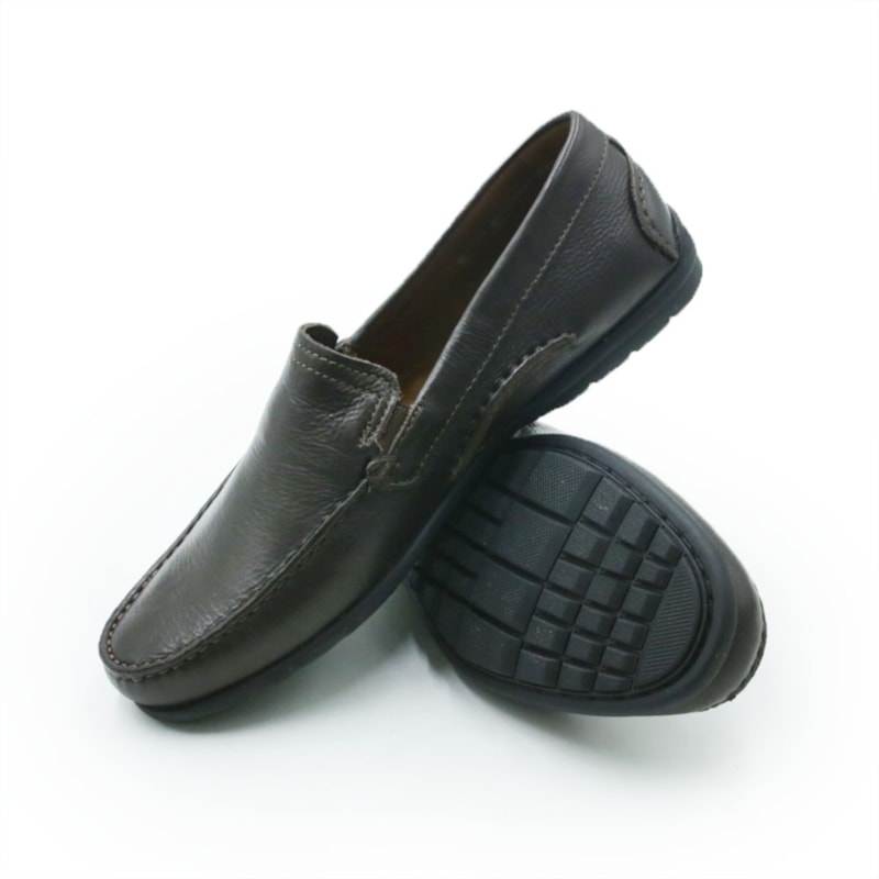 MASCULINO MOCASSIM CASUAL ANATOMIC GEL  3501 FLOATER OIL BROWN