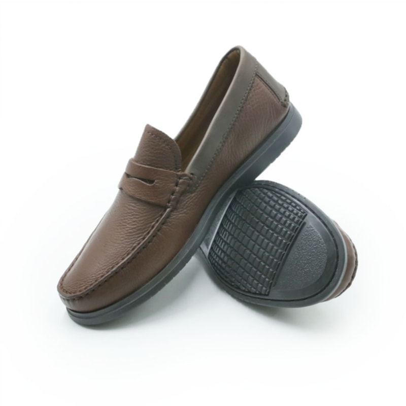 MASCULINO MOCASSIM CASUAL ANATOMIC GEL  8310 FLOATER OIL PINHAO