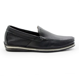 MASCULINO MOCASSIM CASUAL DEMOCRATA 135201 001 PRETO