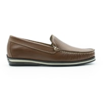 MASCULINO MOCASSIM CASUAL DEMOCRATA  135201 003 CONHAQUE