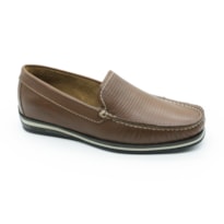 MASCULINO MOCASSIM CASUAL DEMOCRATA  135201 003 CONHAQUE