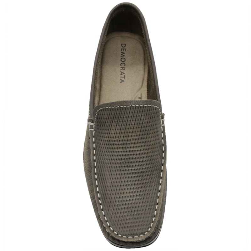 MASCULINO MOCASSIM CASUAL DEMOCRATA 135201 004 SMOKE