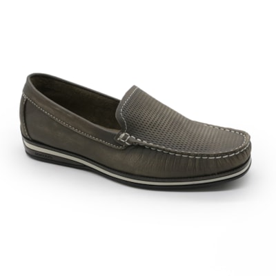 MASCULINO MOCASSIM CASUAL DEMOCRATA 135201 004 SMOKE