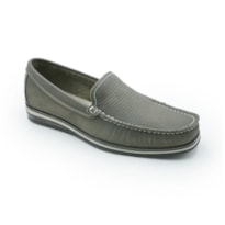 MASCULINO MOCASSIM CASUAL DEMOCRATA 135201 004 SMOKE
