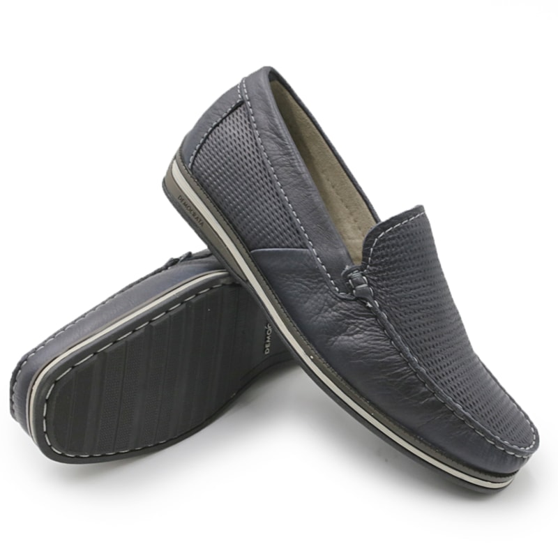 MASCULINO MOCASSIM CASUAL DEMOCRATA 135201 NAVY..