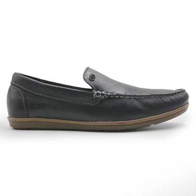 MASCULINO MOCASSIM CASUAL DEMOCRATA 226102 001 PRETO