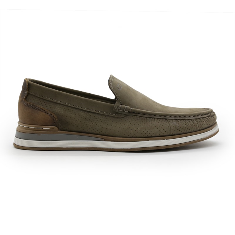 MASCULINO MOCASSIM CASUAL DEMOCRATA 252101 015 SMOKE
