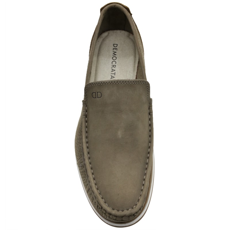MASCULINO MOCASSIM CASUAL DEMOCRATA 252101 015 SMOKE