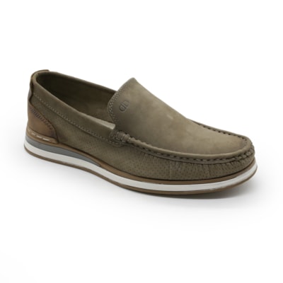 MASCULINO MOCASSIM CASUAL DEMOCRATA 252101 015 SMOKE